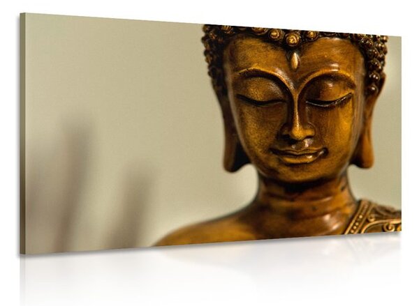 Kép bronz Buddha fej
