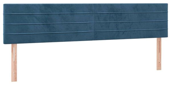 VidaXL Ágy - Bársony - 200x200 cm - LED