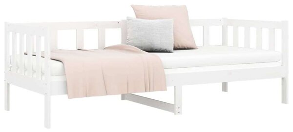VidaXL fehér tömör fenyőfa kanapéágy 90 x 190 cm