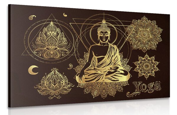 Kép arany Buddha