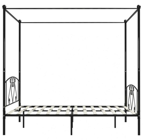 VidaXL Baldachinos Ágykeret - Fém - 180x200 cm