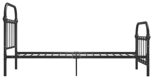 VidaXL Fém Ágykeret - Fekete - 100x200 cm