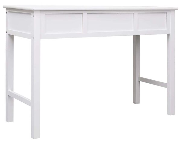 VidaXL fehér fa íróasztal 110 x 45 x 76 cm