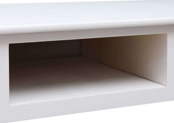 VidaXL fehér fa íróasztal 110 x 45 x 76 cm