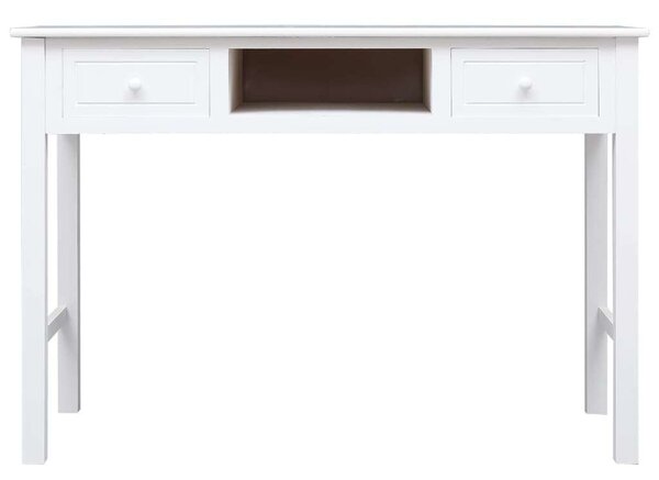 VidaXL fehér fa íróasztal 110 x 45 x 76 cm