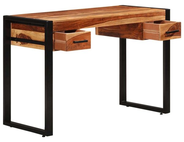 VidaXL tömör kelet-indiai rózsafa íróasztal 2 fiókkal 110 x 50 x 77 cm