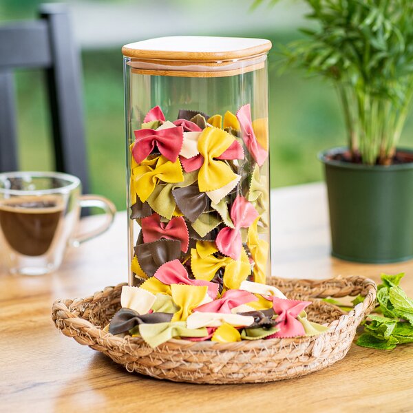 4Home Bamboo üveg élelmiszer tároló bambusz fedéllel, 1500 ml, 1500 ml