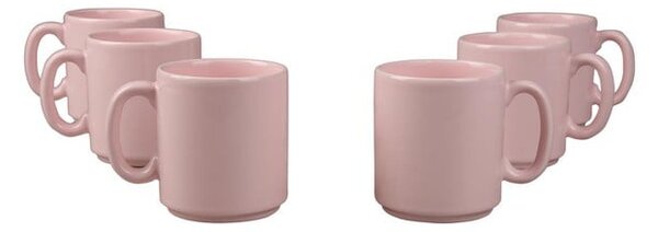 Classic 6 db rózsaszín bögre, 330 ml - Kütahya Porselen