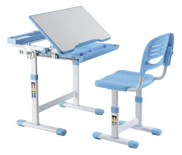FD KANTARE növekvő íróasztal és szék Szín: Kék