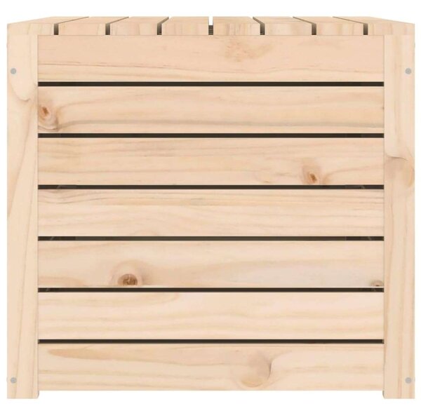 VidaXL tömör fenyőfa kerti láda 101 x 50,5 x 46,5 cm