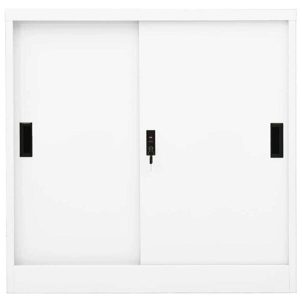 VidaXL Irodai Szekrény - Acél - Tolóajtó - 90x40x90 cm