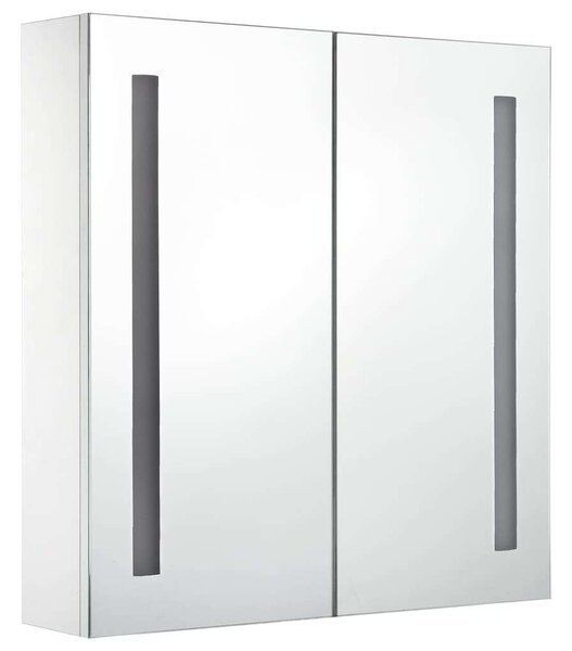 VidaXL LED Tükör Szekrény - 62x14x62 cm