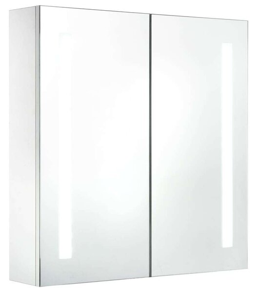VidaXL LED Tükör Szekrény - 62x14x62 cm