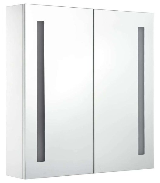 VidaXL LED Tükör Szekrény - 62x14x62 cm