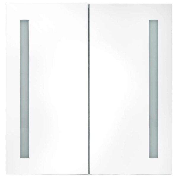 VidaXL LED Tükör Szekrény - 62x14x62 cm