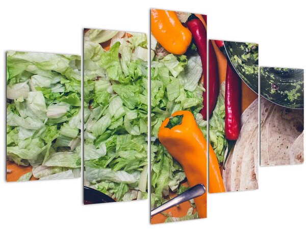 Zöldségek képe (150x105 cm)