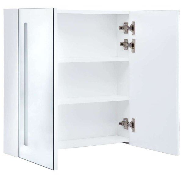 VidaXL LED Tükör Szekrény - 62x14x62 cm