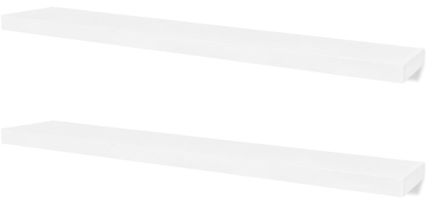 VidaXL Fali Polc - Fehér - 4 db - 120 cm
