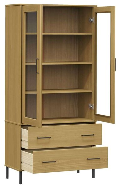 VidaXL Oslo Fa Könyvespolc - 85x35x172,5 cm