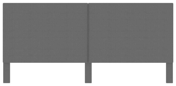 VidaXL sötétszürke szövet fejvég 200 x 200 cm