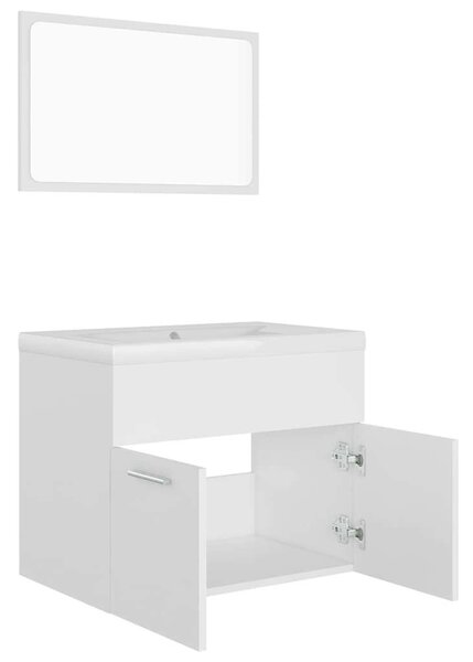 VidaXL Fürdőszoba Bútorszett - Fehér - 60cm