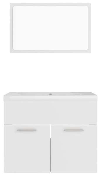 VidaXL Fürdőszoba Bútorszett - Fehér - 60cm