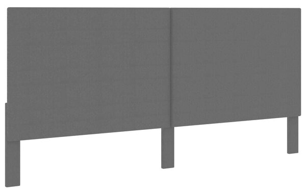 VidaXL sötétszürke szövet fejvég 200 x 200 cm