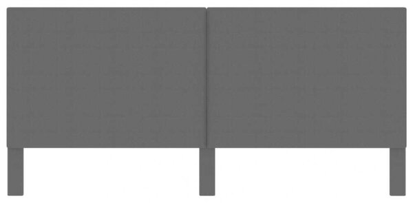 VidaXL sötétszürke szövet fejvég 200 x 200 cm
