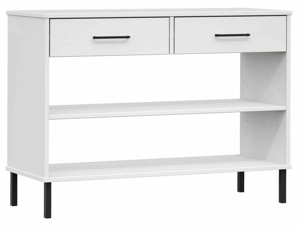 Vidaxl Oslo Tálalószekrény - Fehér Fenyőfa - 98x35x70 cm