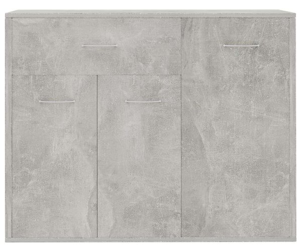 Modern Tálalószekrény - Betonszürke - 88x30x70 cm