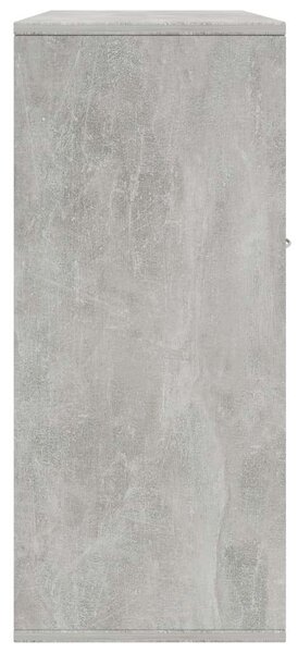 Modern Tálalószekrény - Betonszürke - 88x30x70 cm