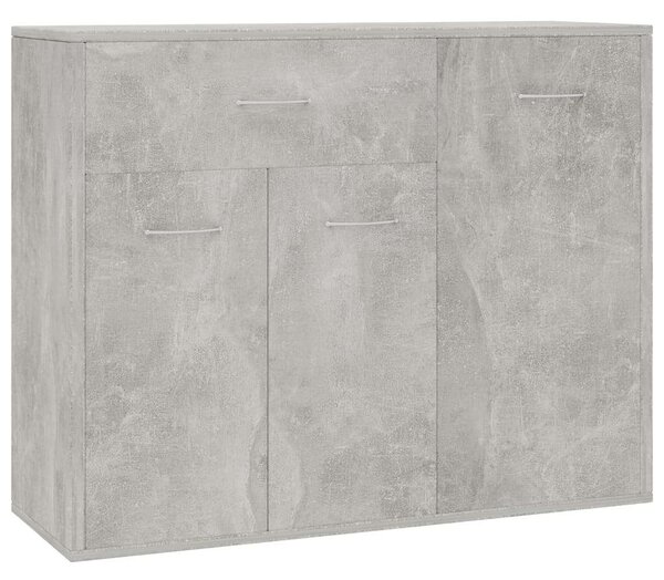 Modern Tálalószekrény - Betonszürke - 88x30x70 cm