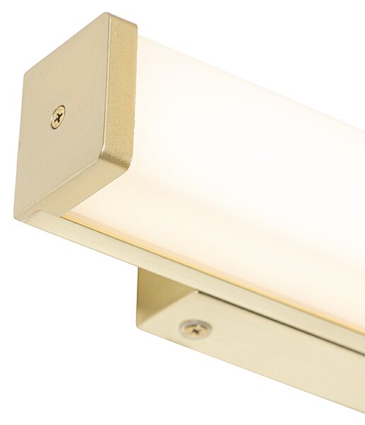 Fürdőszoba fali lámpa sárgaréz 32 cm LED-del IP44 - Cascada