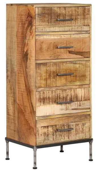 VidaXL tömör mangófa fiókos szekrény 45 x 35 x 106 cm
