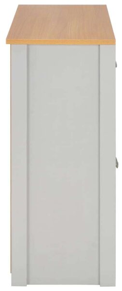 Modern Komód - Szürke Fa - 112x35x81 cm