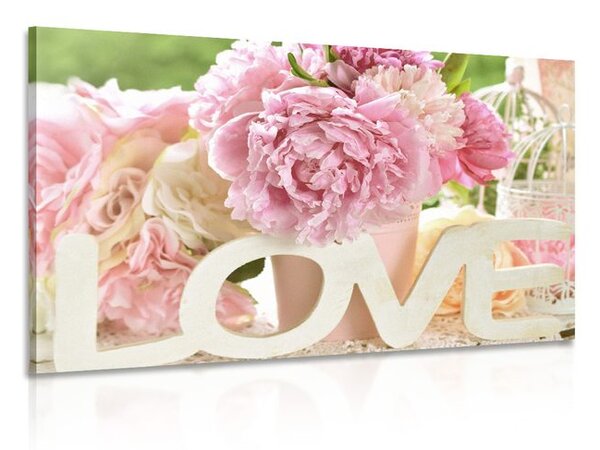 Kép romantikus Love felirattal