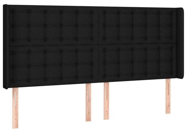 VidaXL LED Fejtámla - Fekete Szövet - 163cm
