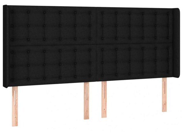 VidaXL LED Fejtámla - Fekete Szövet - 163cm