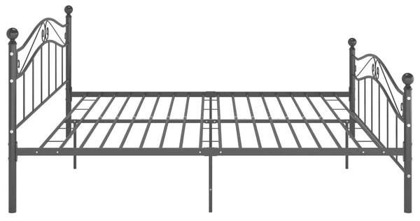 VidaXL Fém Ágykeret - Fekete - 200x200 cm