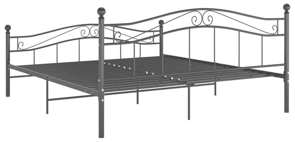 VidaXL Fém Ágykeret - Fekete - 200x200 cm