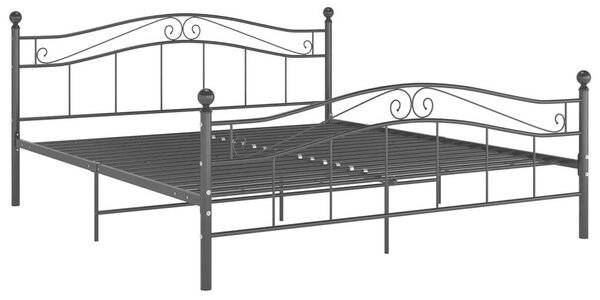 VidaXL Fém Ágykeret - Fekete - 200x200 cm