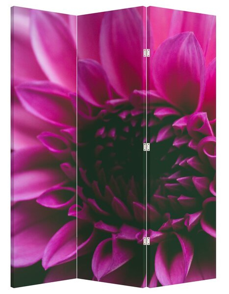 Paraván - Rózsaszín virág (126x170 cm)