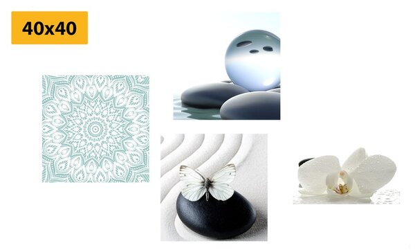Képszett Feng Shui lágy színekben
