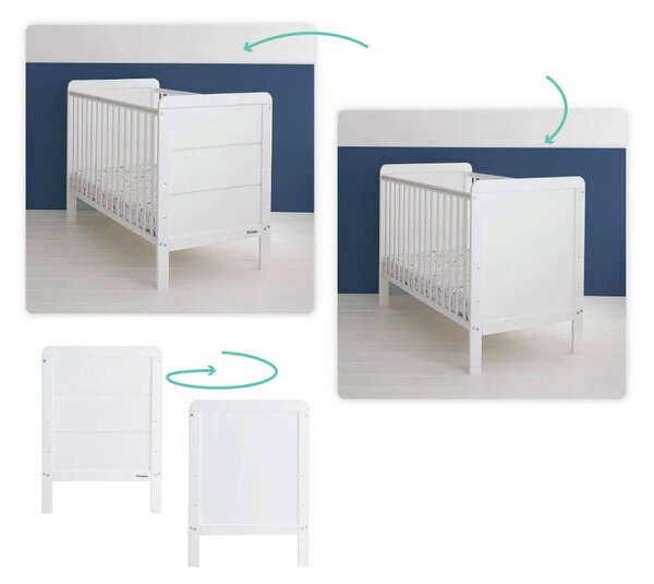 MODERN Cot kiságy 120x60 Tároló fiók: Tároló fiók nélkül