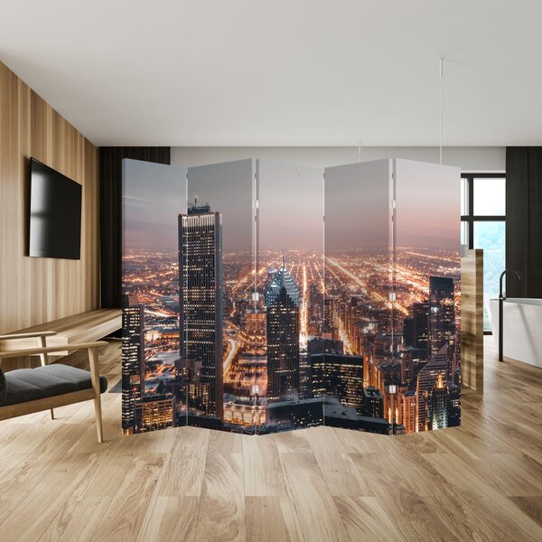 Paraván - Fényes metropolisz (210x170 cm)