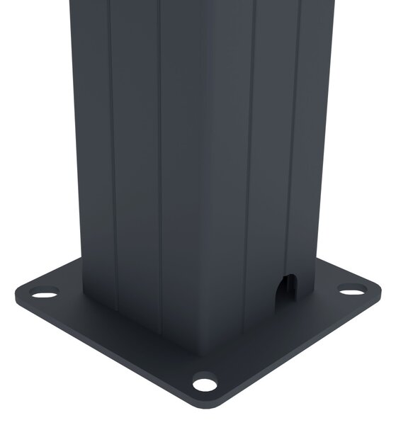 Bioklimatikus pergola G21 Austin 4x3 m, antracit, alumínium