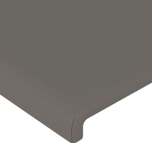 VidaXL Fejtámla Szett - Műbőr - Szürke - 160cm