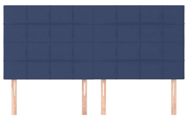 VidaXL Ágyfejtámla - Sötétkék Szövet - 200cm