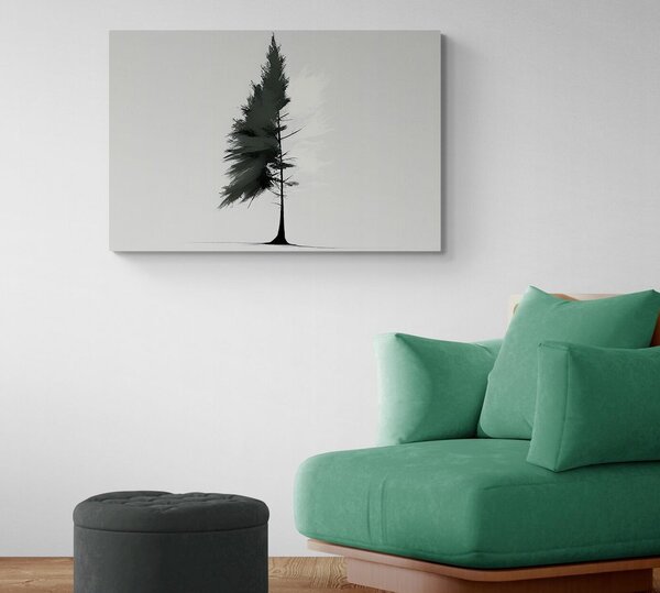 Kép minimalista fenyőfa