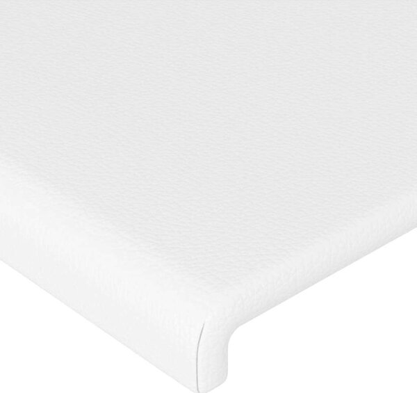 VidaXL LED-es Fejtámla - Fehér Műbőr - 93x128cm
